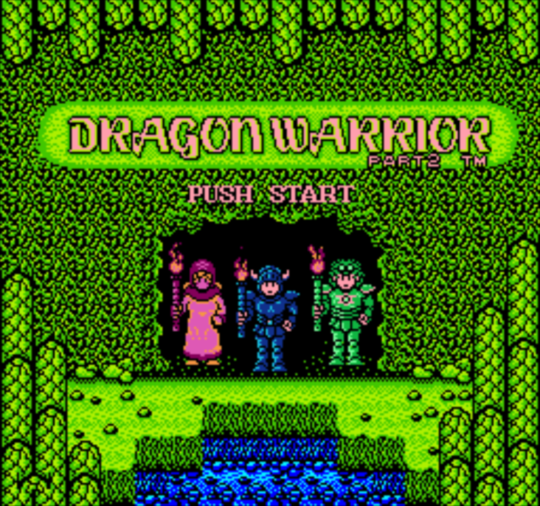 Dragon Warrior 2 title screen