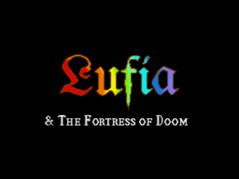 Lufia and the Fortress of Doom title scren