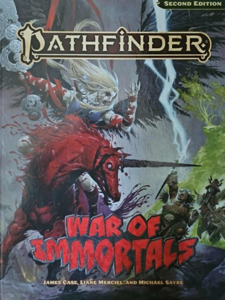 Pathfinder War of Immortals cover